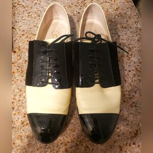 Chanel Black and Cream Shoes